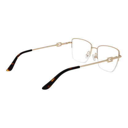 Guess Women’s Optical Glasses – Gold Rectangle Frame, 53mm