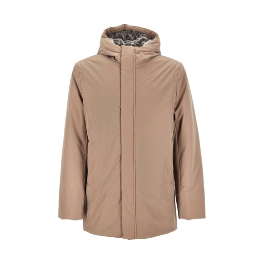 Suns Beige Eco Fur Lined Jacket - Stylish Performance Outerwear