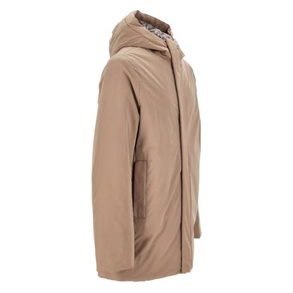Suns Beige Eco Fur Lined Jacket - Stylish Performance Outerwear