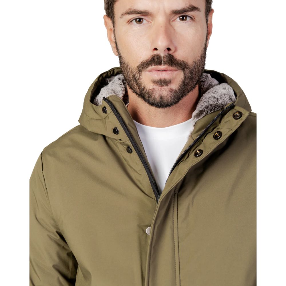 Suns Green Polyester Jacket