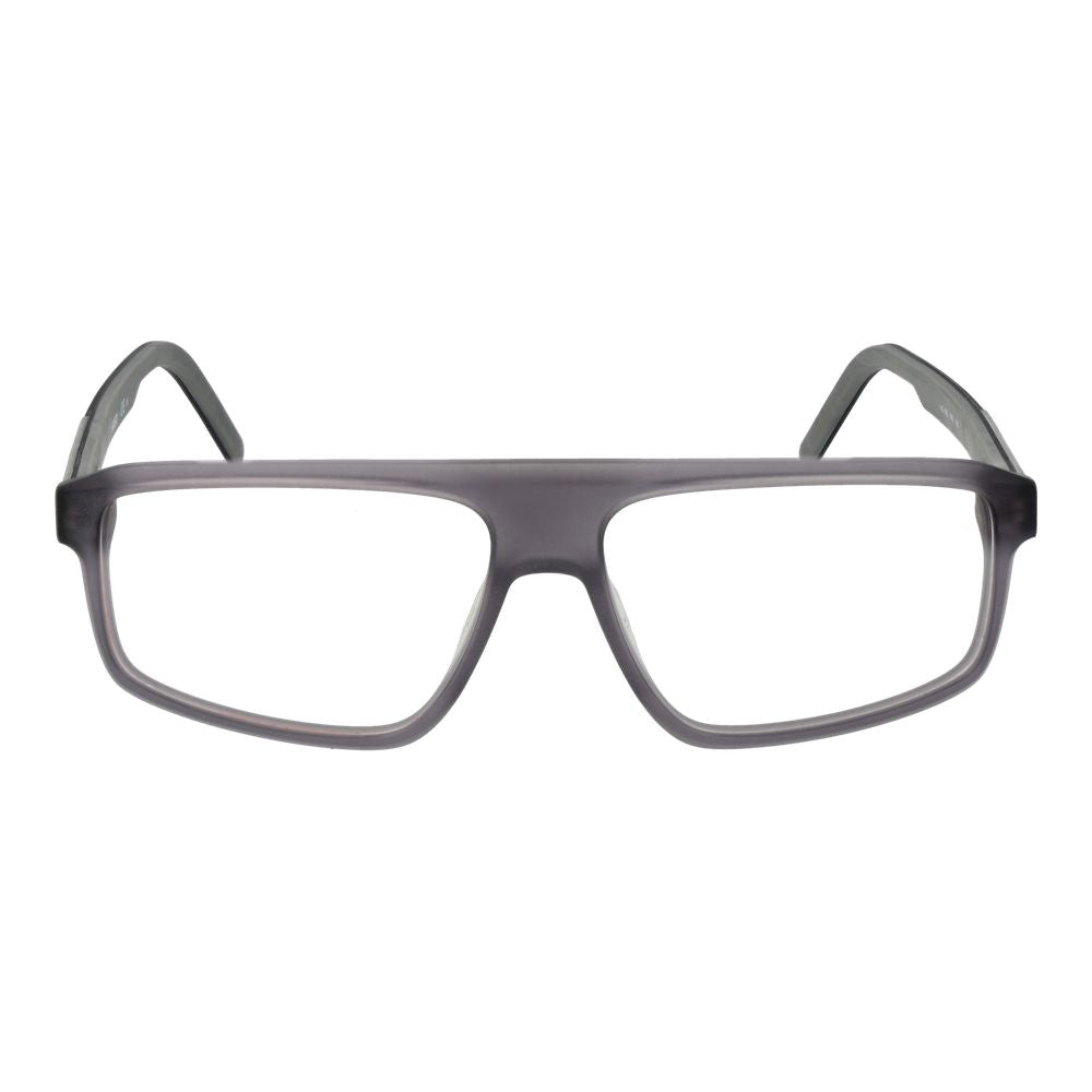Hugo Boss Men’s Optical Glasses – Grey Rectangle Frame, 56mm