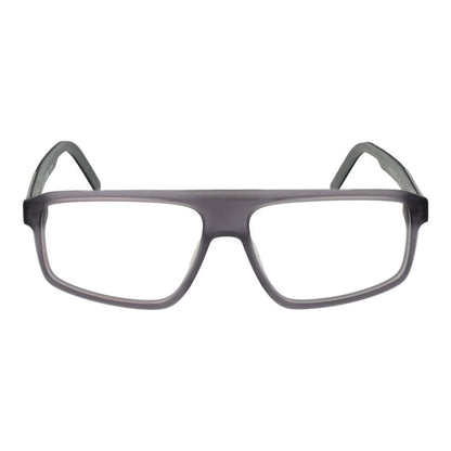 Hugo Boss Men’s Optical Glasses – Grey Rectangle Frame, 56mm