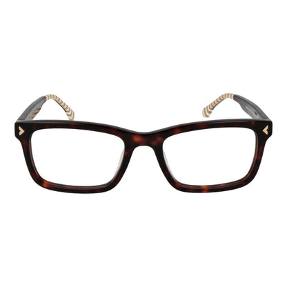 Lozza Brown Men’s Optical Glasses – Full-Rim Rectangle Frame