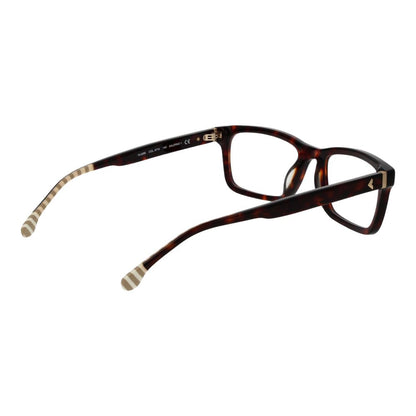 Lozza Brown Men’s Optical Glasses – Full-Rim Rectangle Frame