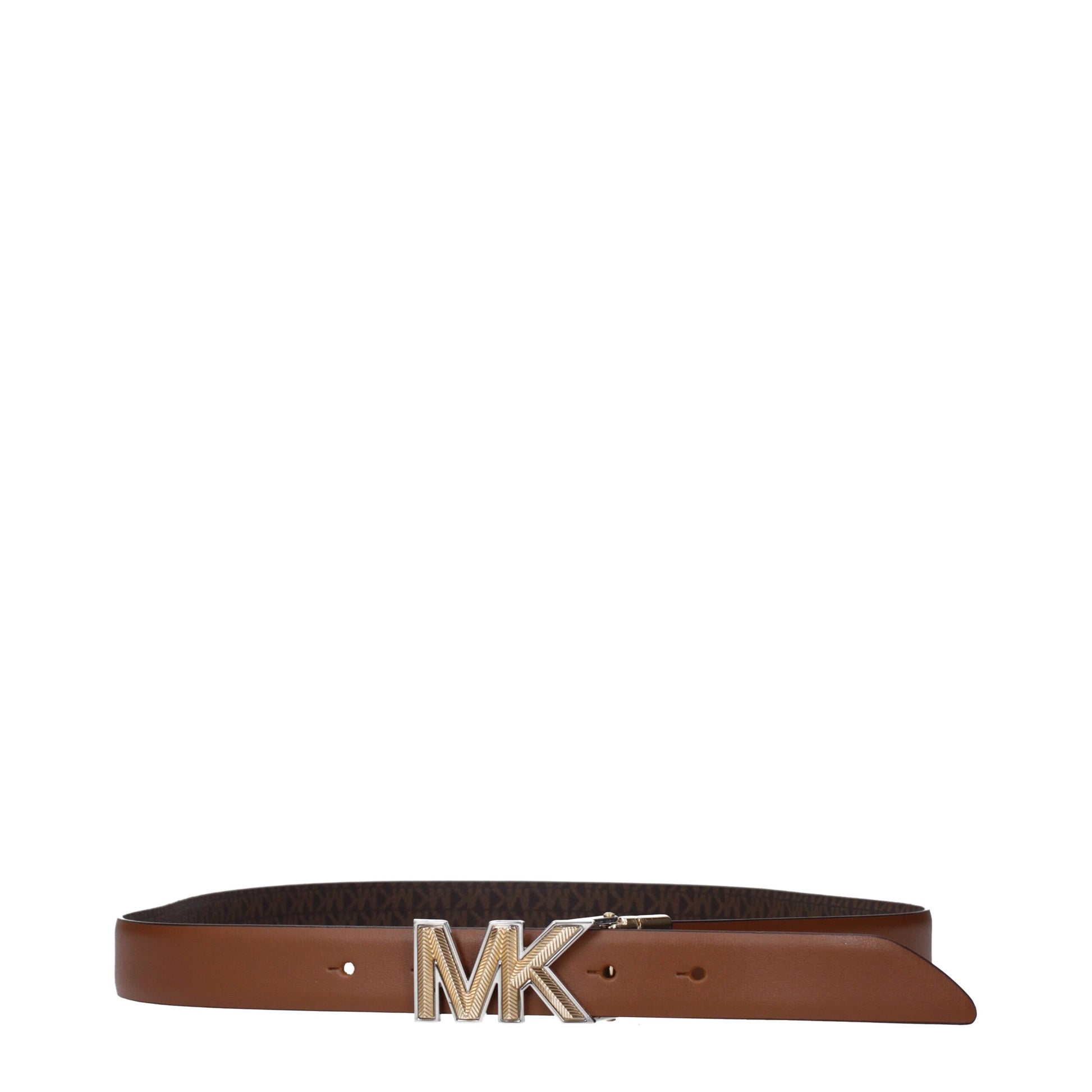 Michael Kors Brown Fabric Belt - Versatile Everyday Essential