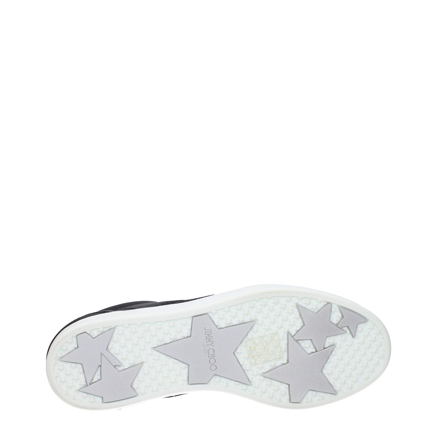 Jimmy Choo Black Leather Low Top Trainers for Women