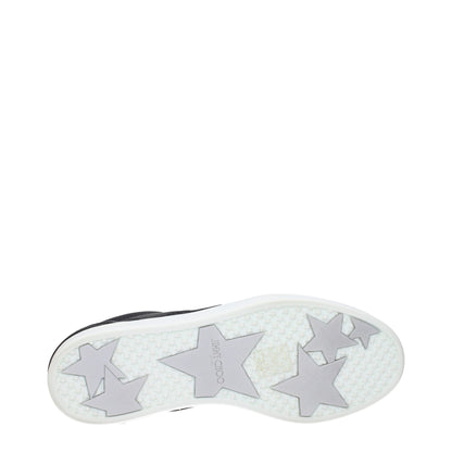 Jimmy Choo Black Leather Low Top Trainers for Women