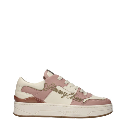 Jimmy Choo Pink Leather Low Tops: Effortless Glamour Meets Everyday Chic
