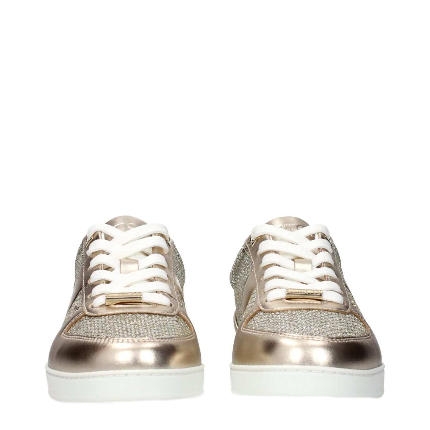 Jimmy Choo Gold Leather Sneakers: Elevate Your Luxe Street Style