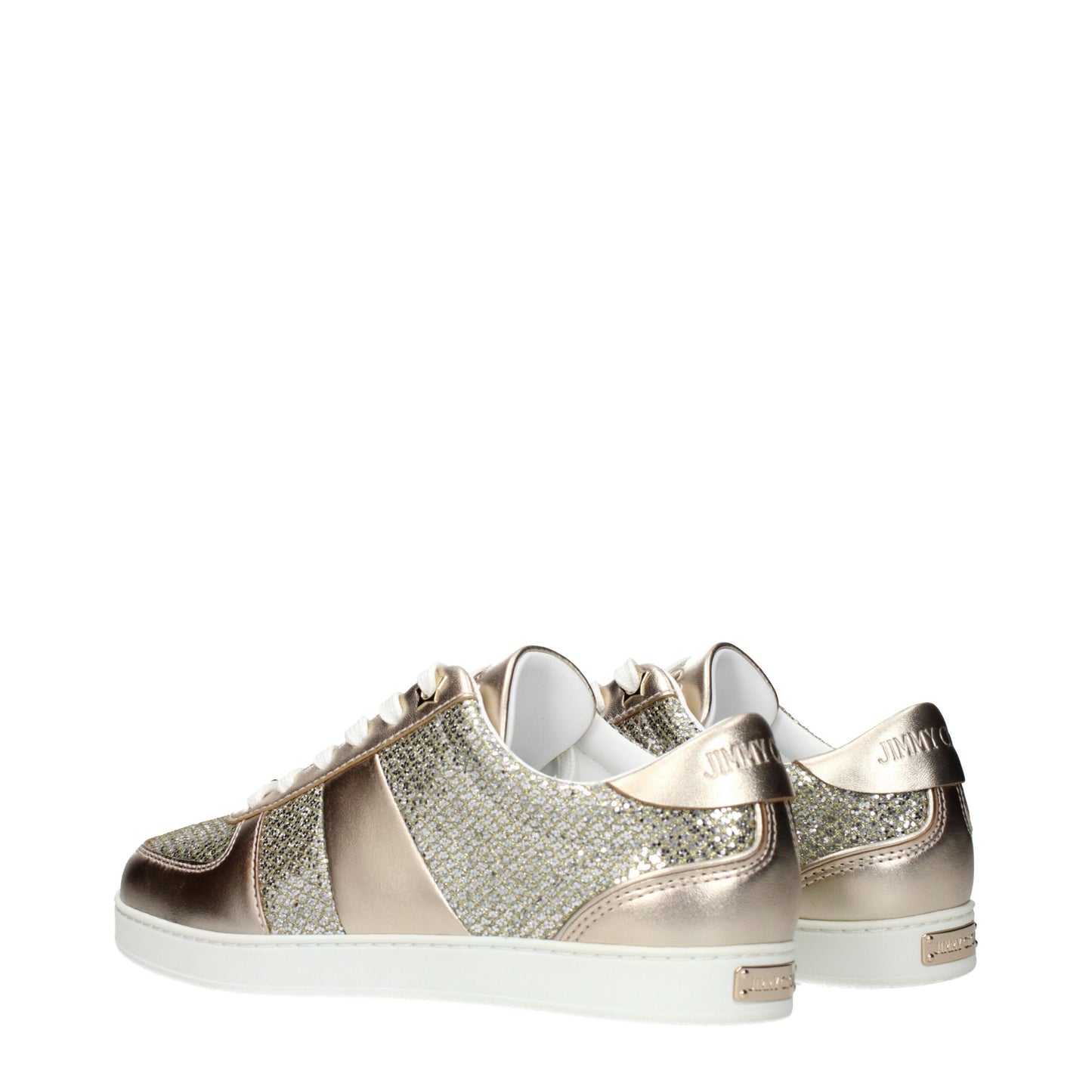 Jimmy Choo Gold Leather Sneakers: Elevate Your Luxe Street Style