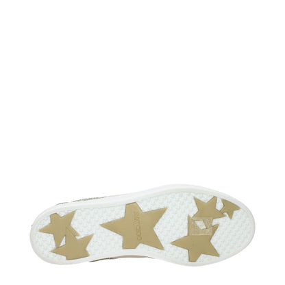 Jimmy Choo Gold Leather Sneakers: Elevate Your Luxe Street Style