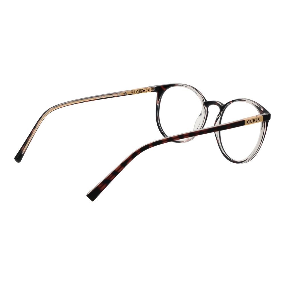 Guess Brown Unisex Optical Glasses – Round Full-Rim Frame, 52mm