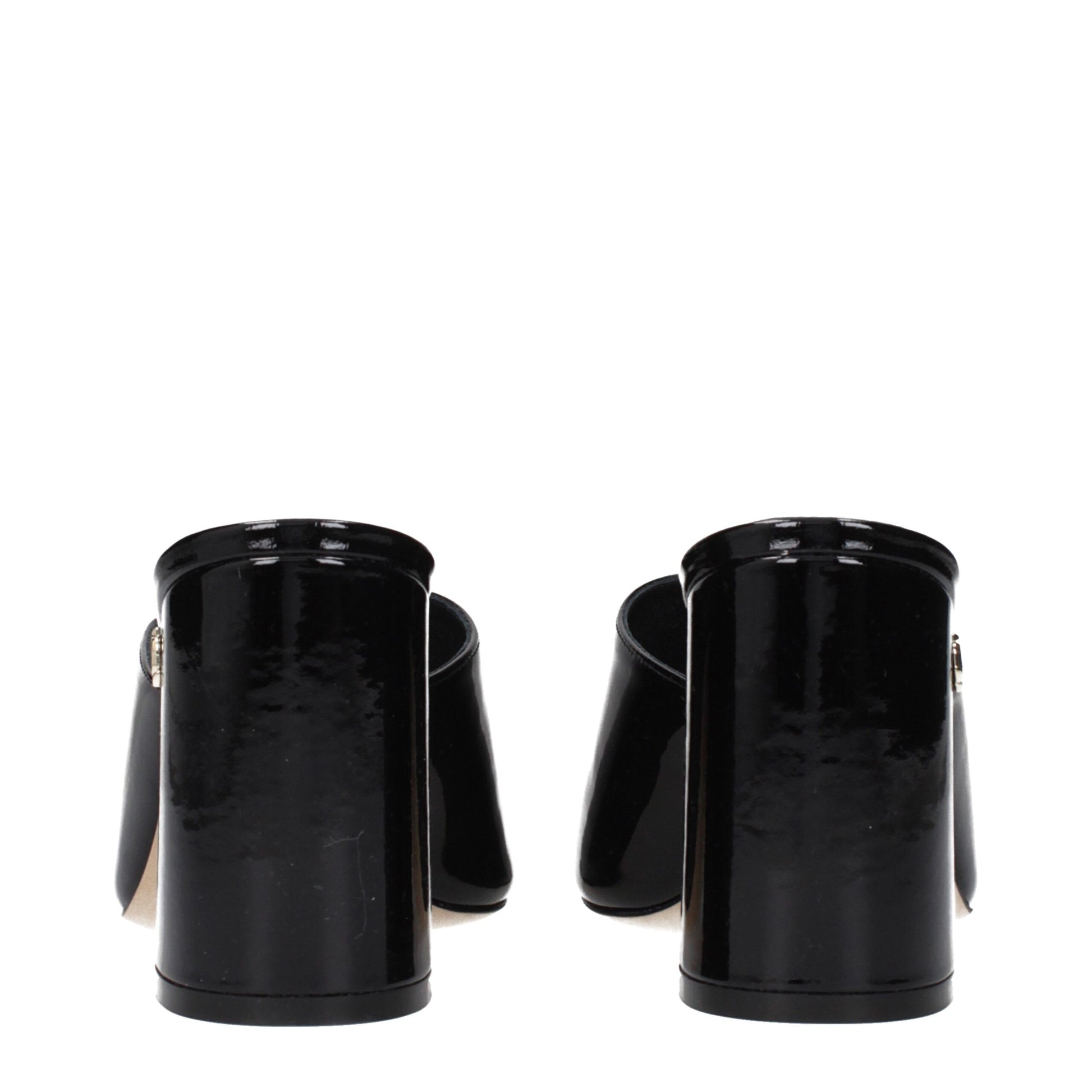 Jimmy Choo Black Leather Platforms