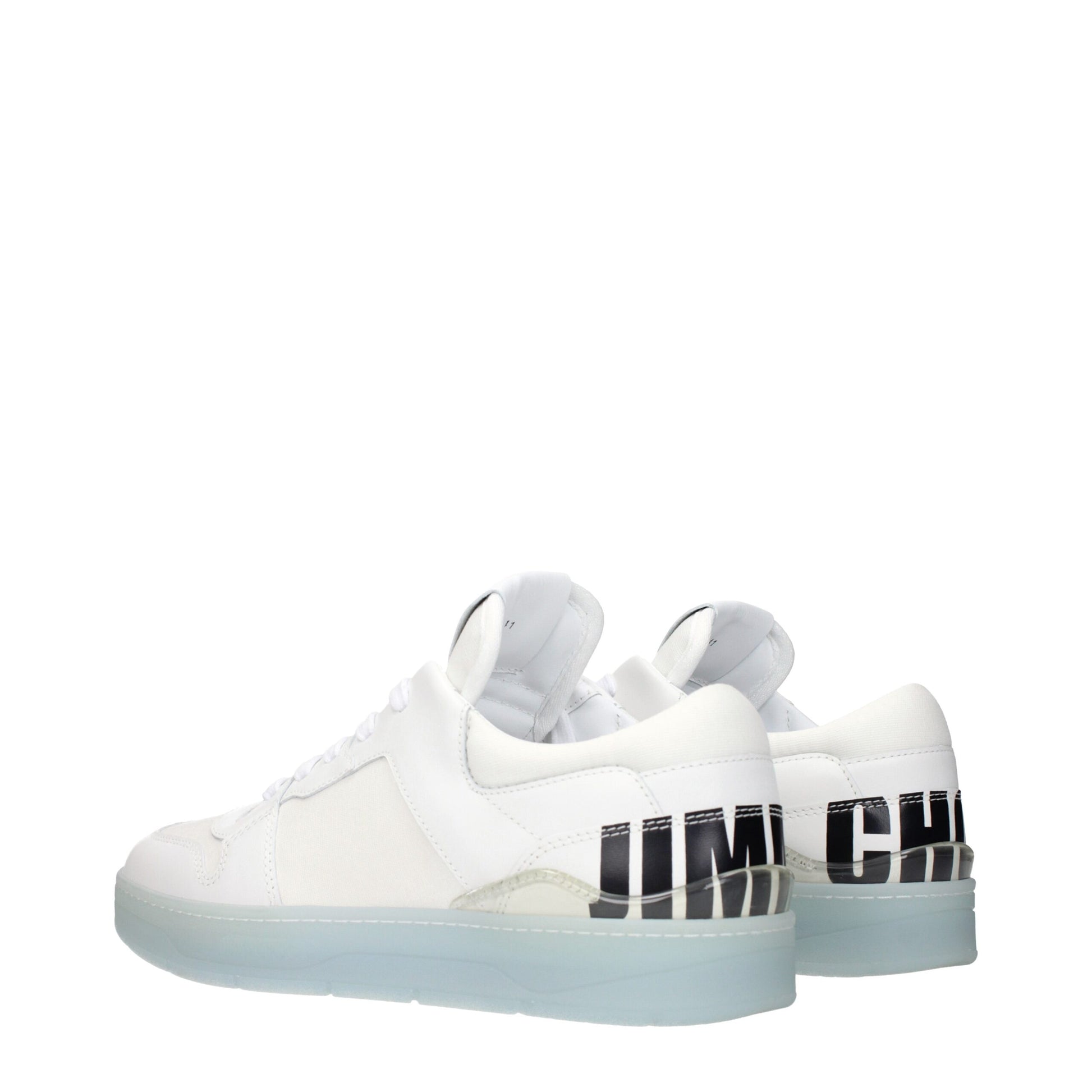 Jimmy Choo White Leather Low Tops - Elevate Your Elegance