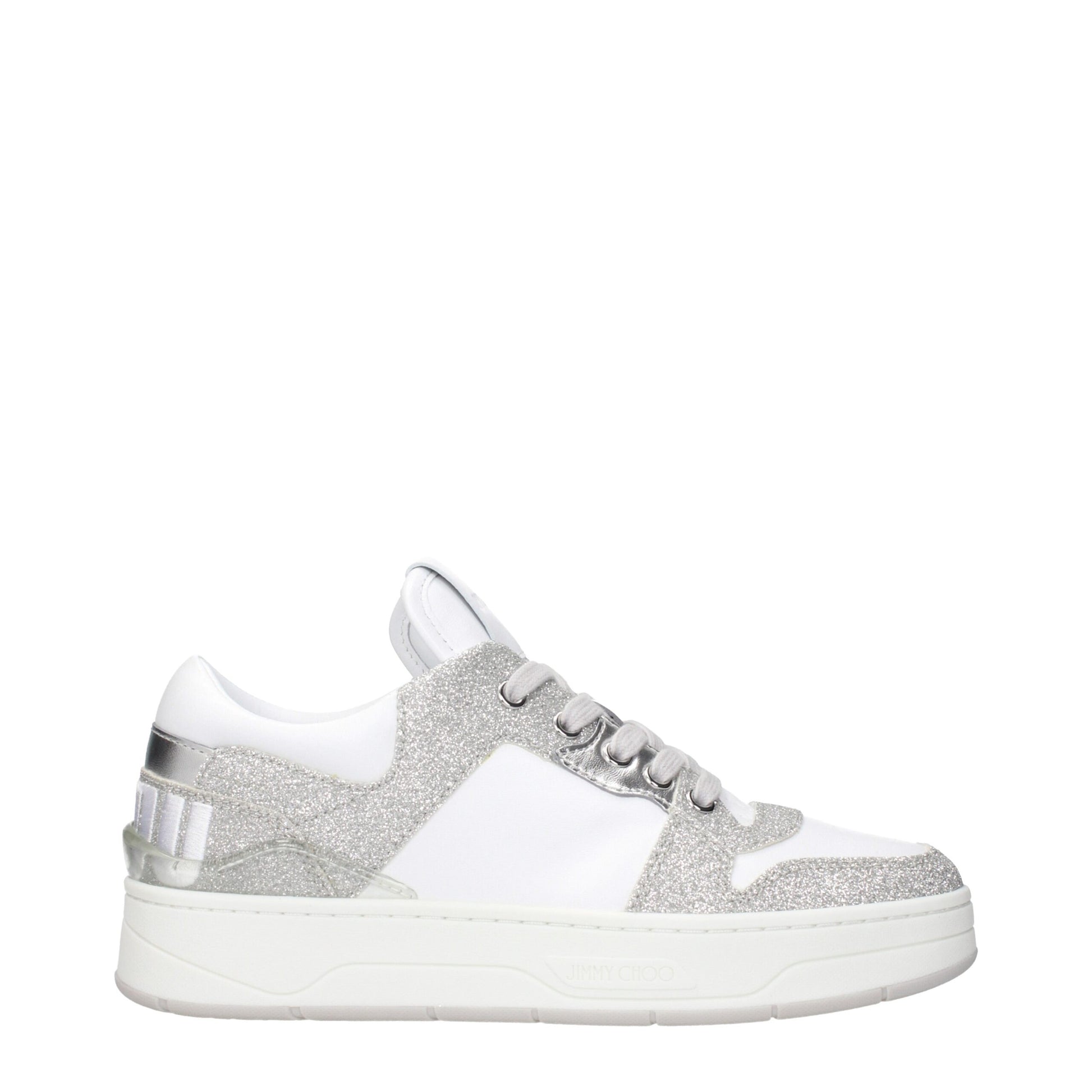 Jimmy Choo White Leather Low Tops – Luxe Elegance Redefined