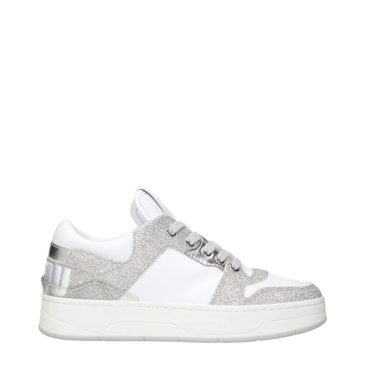 Jimmy Choo White Leather Low Tops – Luxe Elegance Redefined
