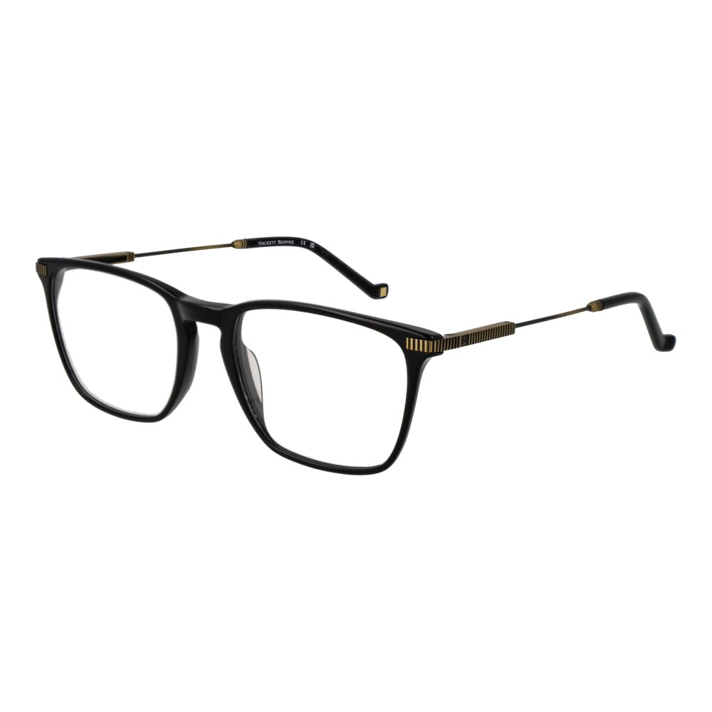 Hackett Black Men’s Optical Glasses – Rectangle Full-Rim Frame