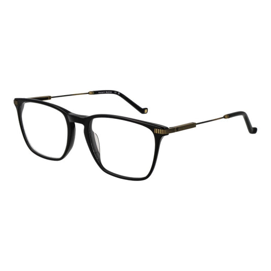 Hackett Black Men’s Optical Glasses – Rectangle Full-Rim Frame