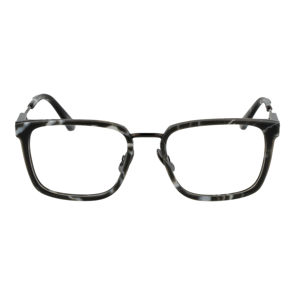 Police Men’s Optical Glasses – Grey Square Frame, 53mm