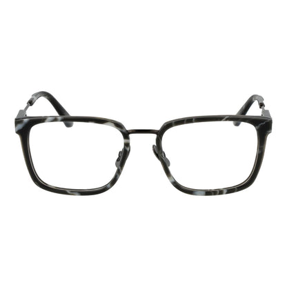 Police Men’s Optical Glasses – Grey Square Frame, 53mm