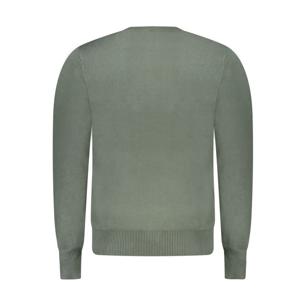 Rifle Green Nylon Sweater - Elegant and Versatile