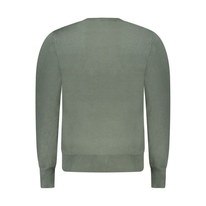 Rifle Green Nylon Sweater - Elegant and Versatile