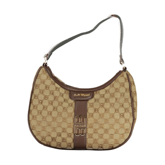 Laura Biagiotti Beige Polyester Handbag - Elegance with Every Detail