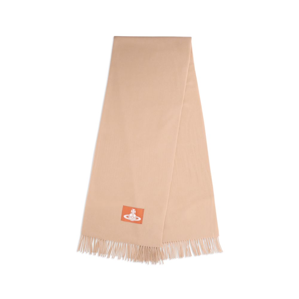 Vivienne Westwood Beige Wool Scarf: An Icon of Style and Comfort