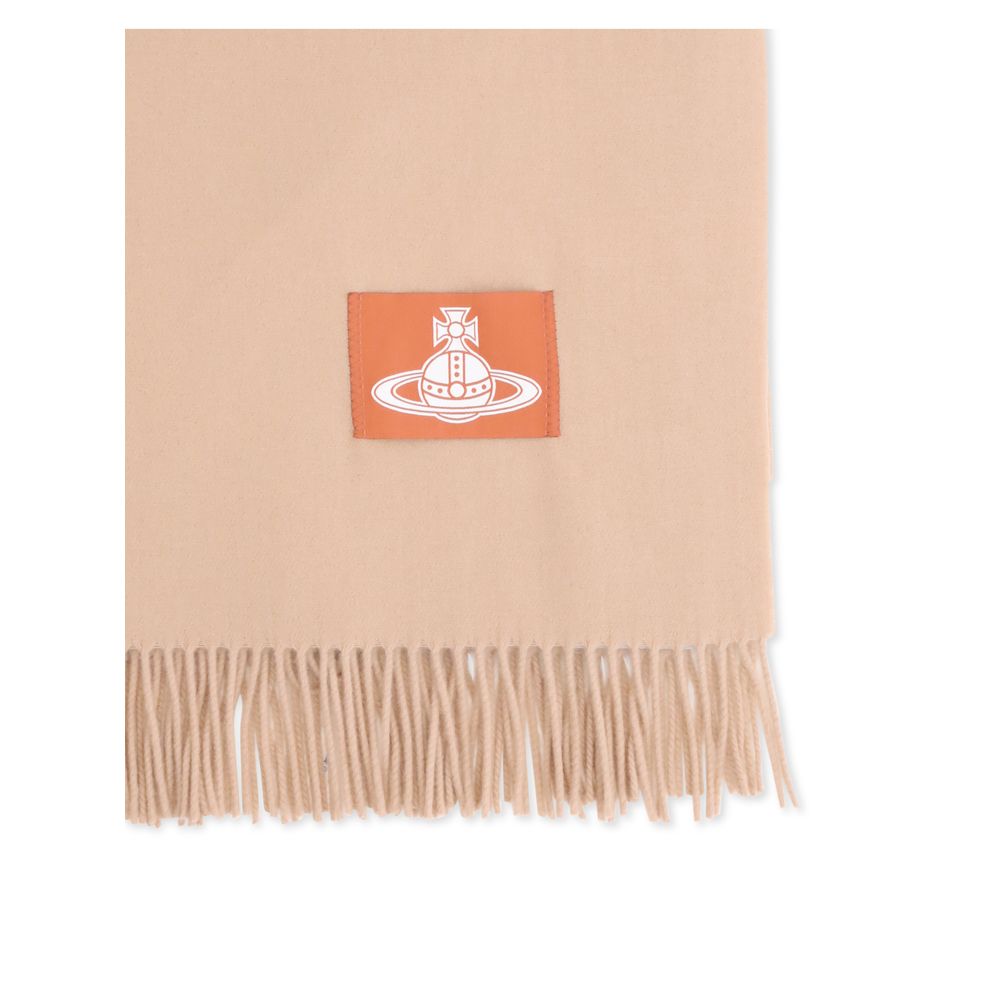 Vivienne Westwood Beige Wool Scarf: An Icon of Style and Comfort