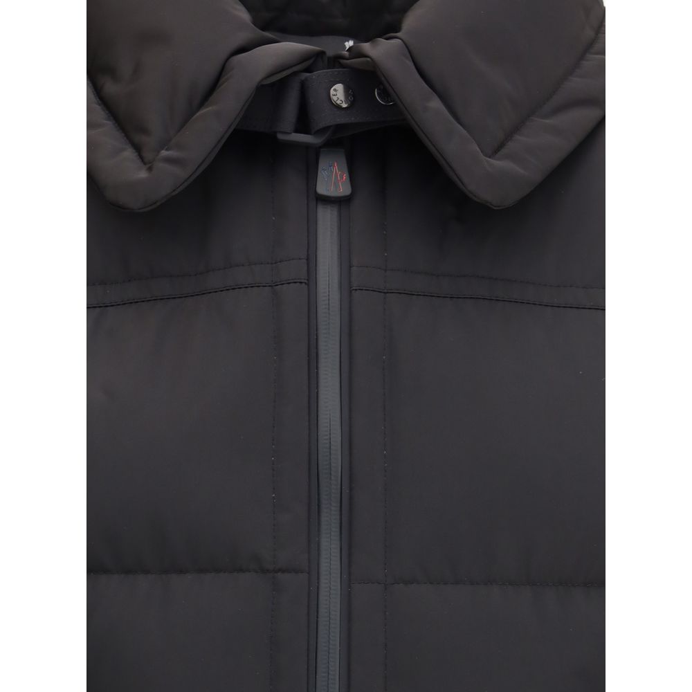 Moncler Grenoble Black Hallaine Gilet Padded Vest for Women