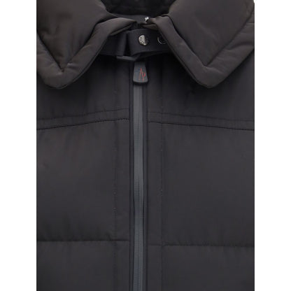 Moncler Grenoble Black Hallaine Gilet Padded Vest for Women