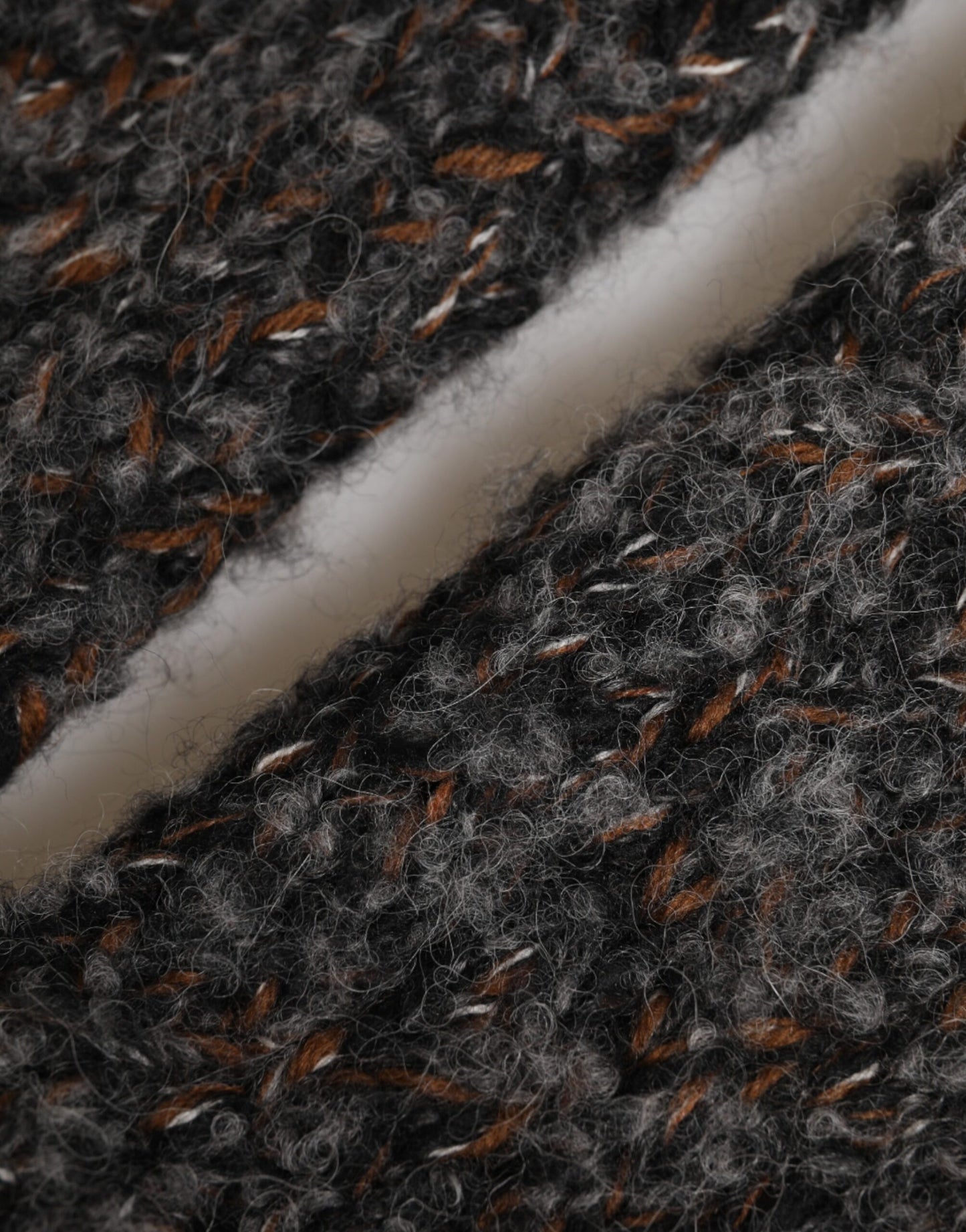 Dolce & Gabbana Gray Virgin Wool Knitted Fingerless Gloves for Men