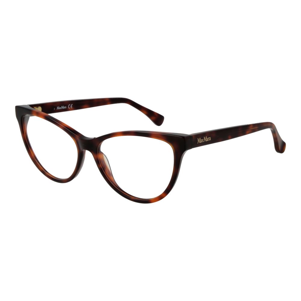 Max Mara Women's Optical Glasses – Brown Cat-Eye Frame