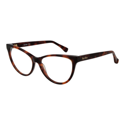 Max Mara Women's Optical Glasses – Brown Cat-Eye Frame