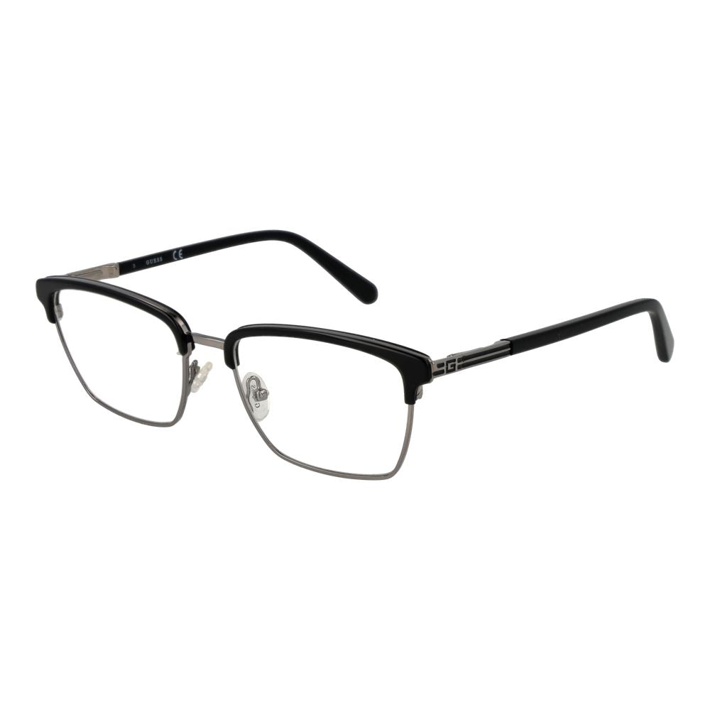 Guess Men’s Optical Glasses – Black Rectangle Frame, 54mm