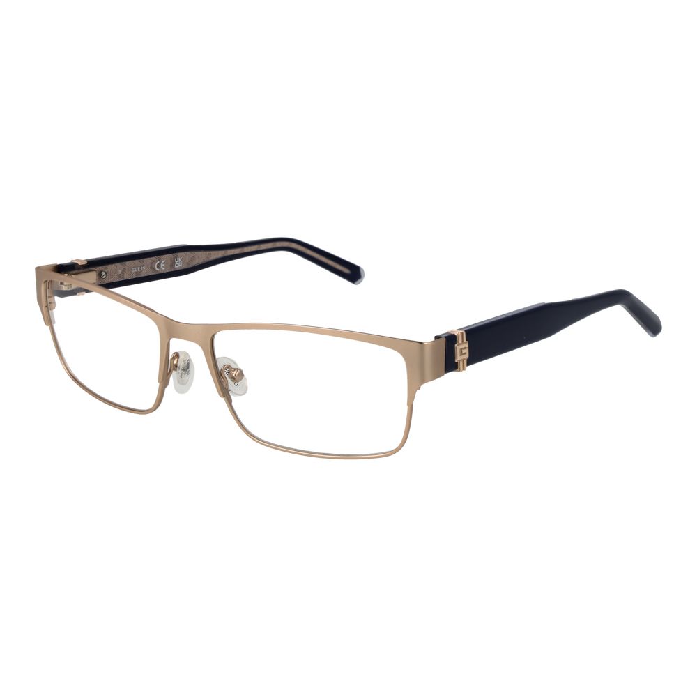 Guess Gold Men's Optical Glasses – Rectangle Full-Rim Frame, 58mm
