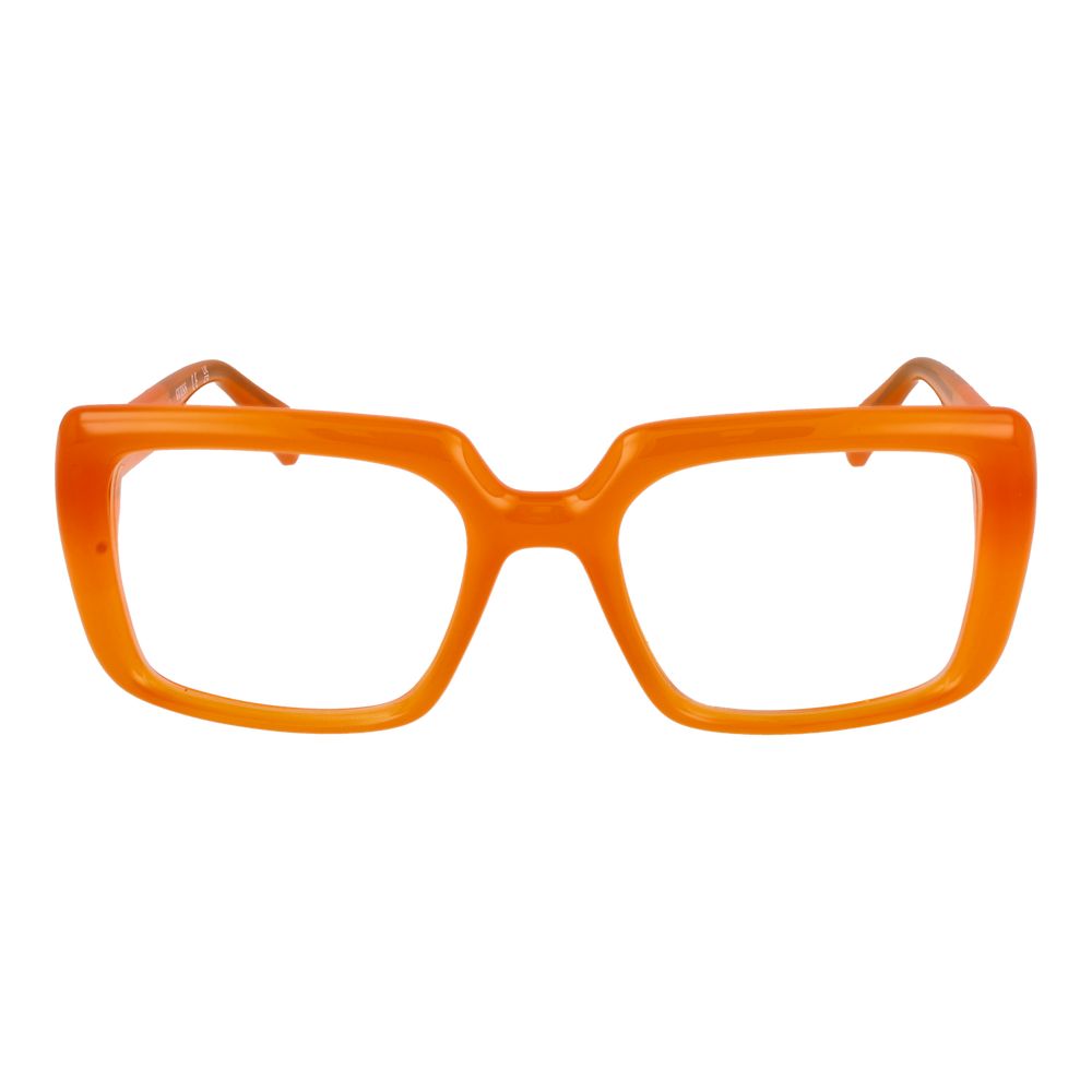 Guess Unisex Optical Glasses – Orange Square Full-Rim Frame, 53mm