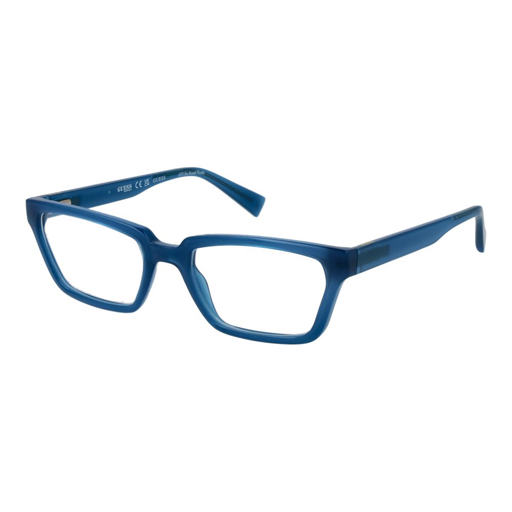 Guess Unisex Optical Glasses – Blue Rectangle Frame, 54mm