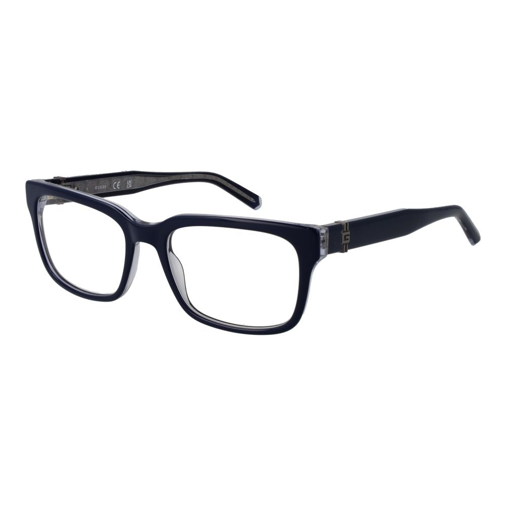 Guess Men's Optical Glasses – Blue Full-Rim Frame, 52mm