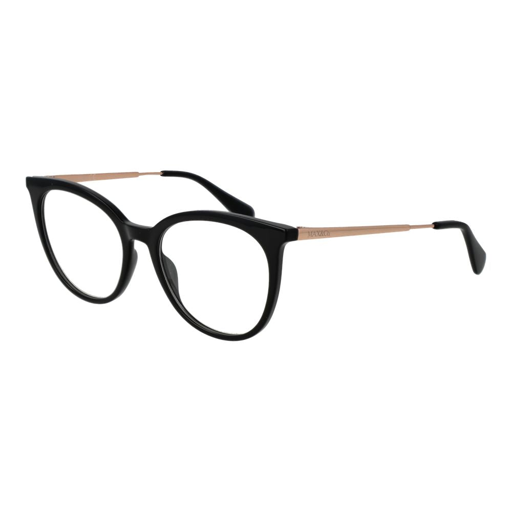 Max & Co Women's Black Optical Glasses – Full-Rim Frame, 52mm
