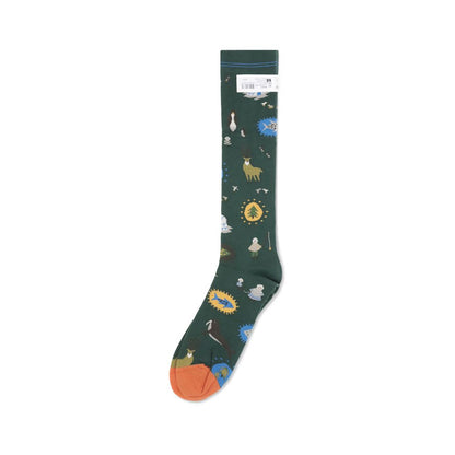 Bonne Maison North Pole Patterned Socks