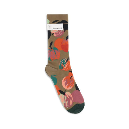 Bonne Maison Fruit Print Socks - Apple Pattern