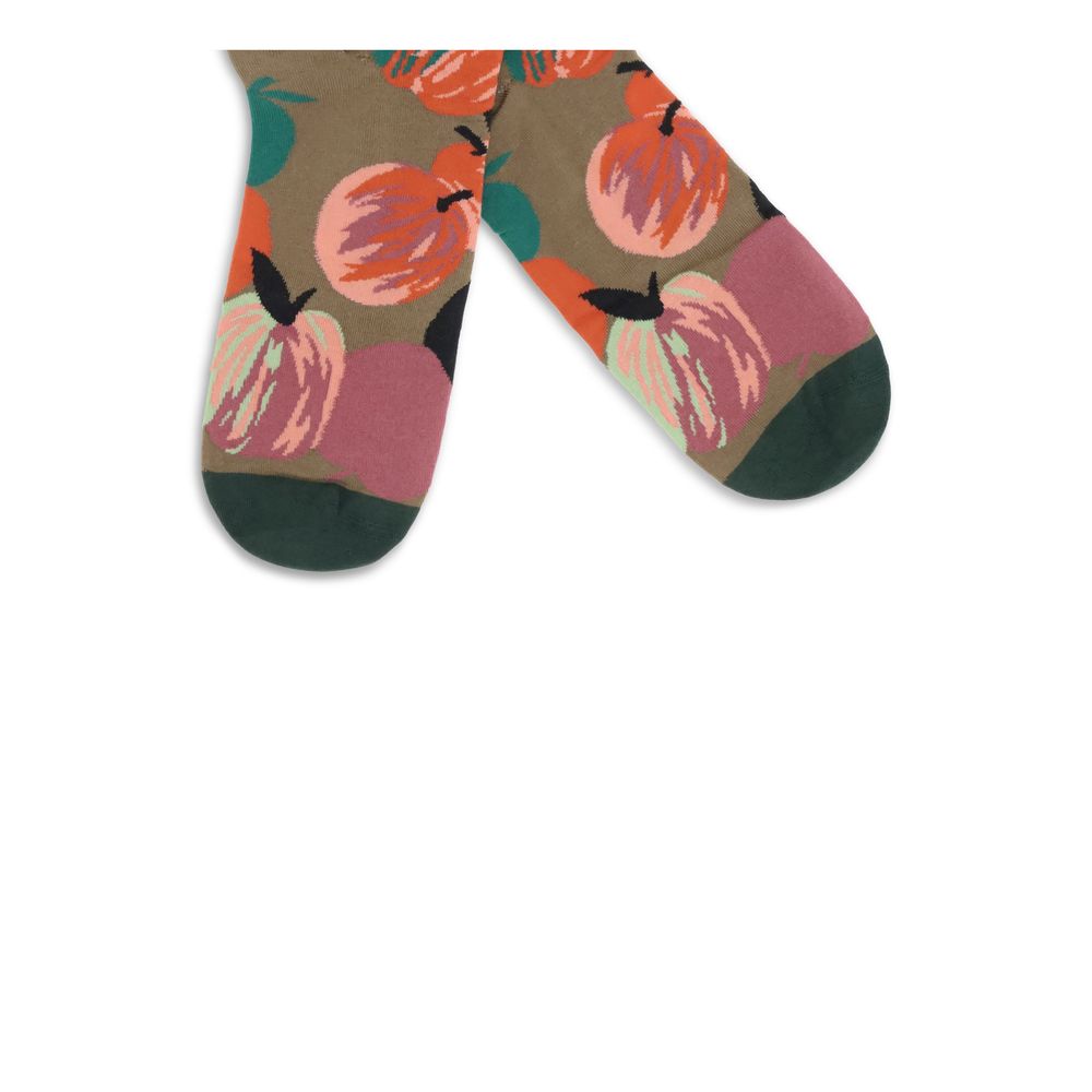 Bonne Maison Fruit Print Socks - Apple Pattern