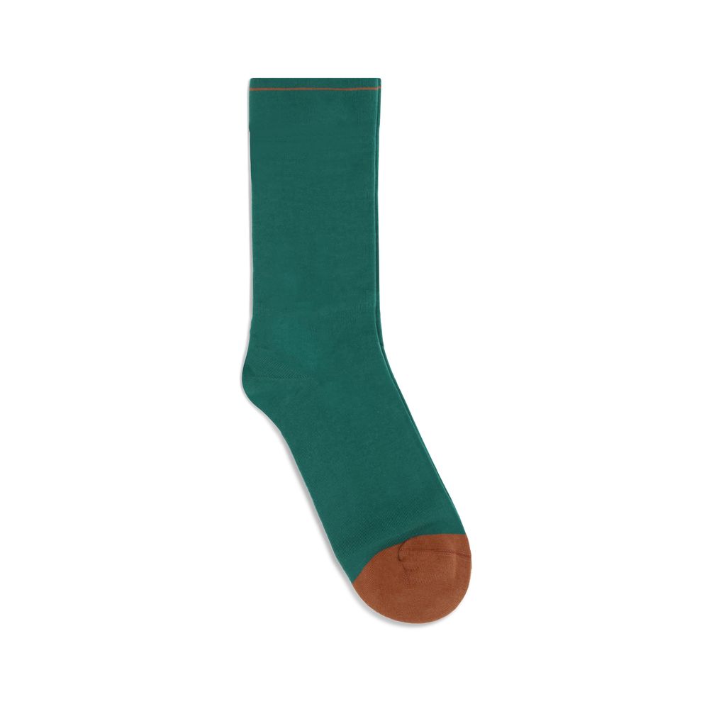 Bonne Maison Two-Tone Cotton Socks