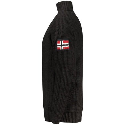 Norway 1963 Black Wool Sweater