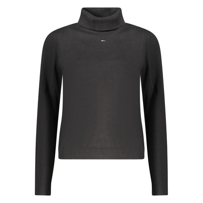 Tommy Hilfiger Black Cotton Sweater - A Timeless Wardrobe Essential
