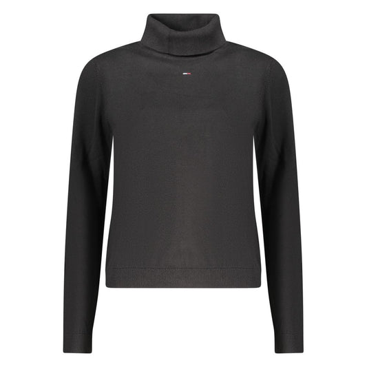 Tommy Hilfiger Black Cotton Sweater - A Timeless Wardrobe Essential