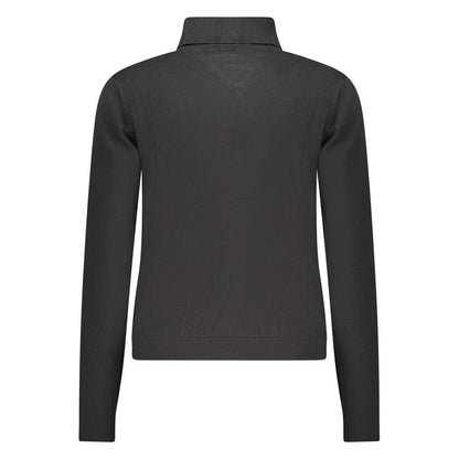 Tommy Hilfiger Black Cotton Sweater - A Timeless Wardrobe Essential