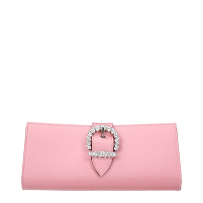 Jimmy Choo Pink Satin Clutch Bag - A Touch of Glamour