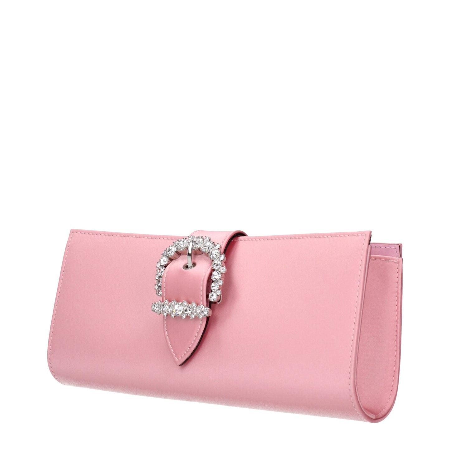 Jimmy Choo Pink Satin Clutch Bag - A Touch of Glamour